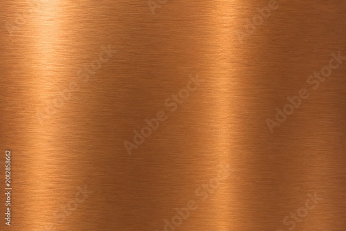 Brushed Copper Metal Texture Background