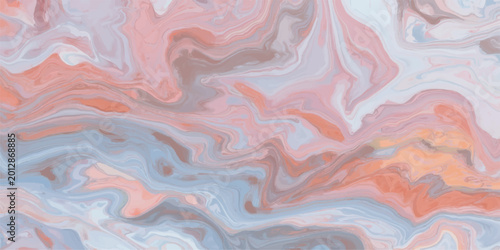 Abstract Multicolor Flowing Line Swirl Texture Background.