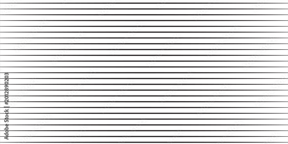 Fototapeta premium black horizontal stripes pattern, seamless texture vector background.