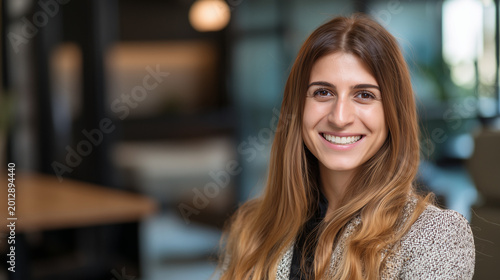Free Download happy startup team in modern coworking office, smiling employees in contemporary startup workplace, connected coworkers portrait in creative office - GFXLoad
