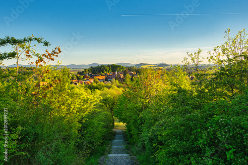 Herrnhut, Sachsen, Oberlausitz, Panorama