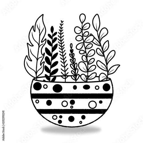 vector illustration of a plant