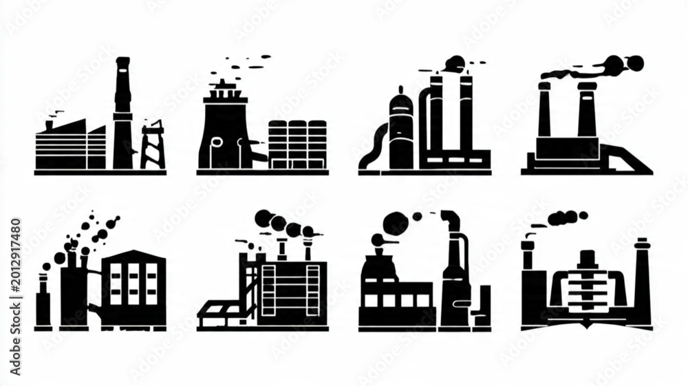 © Ncenceleng - Industrial factory buildings and facilities.