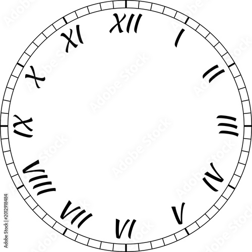 old clock face