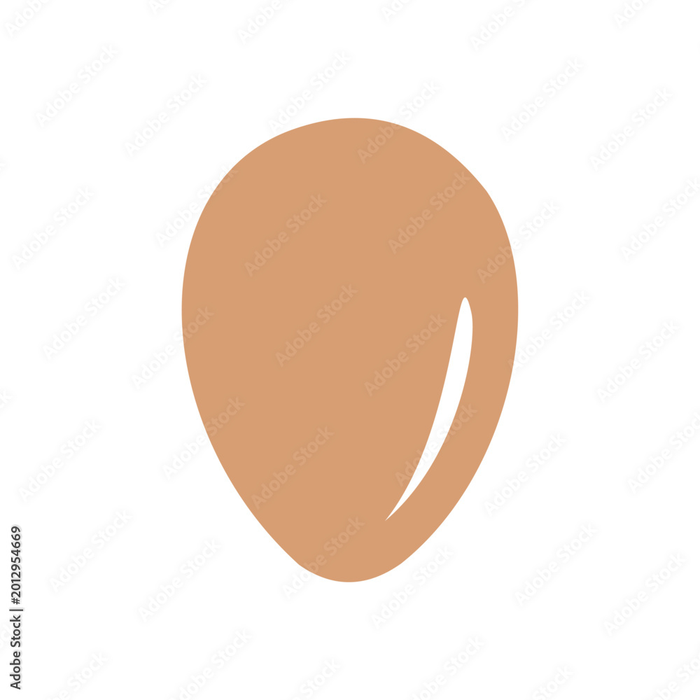 Fototapeta premium egg icon on a white backgroun...