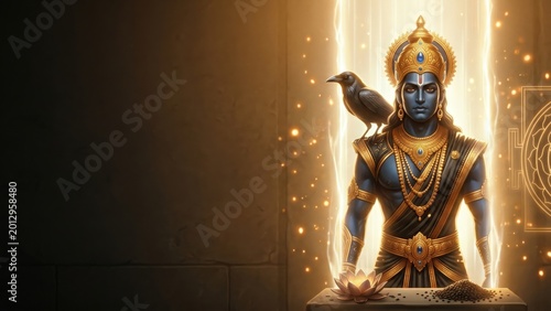 Shani Dev Energy Portal Banner – Spiritual Astrology Background