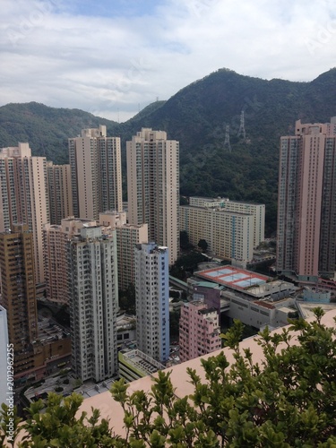 Tall Residential Buildings Near Green Hills