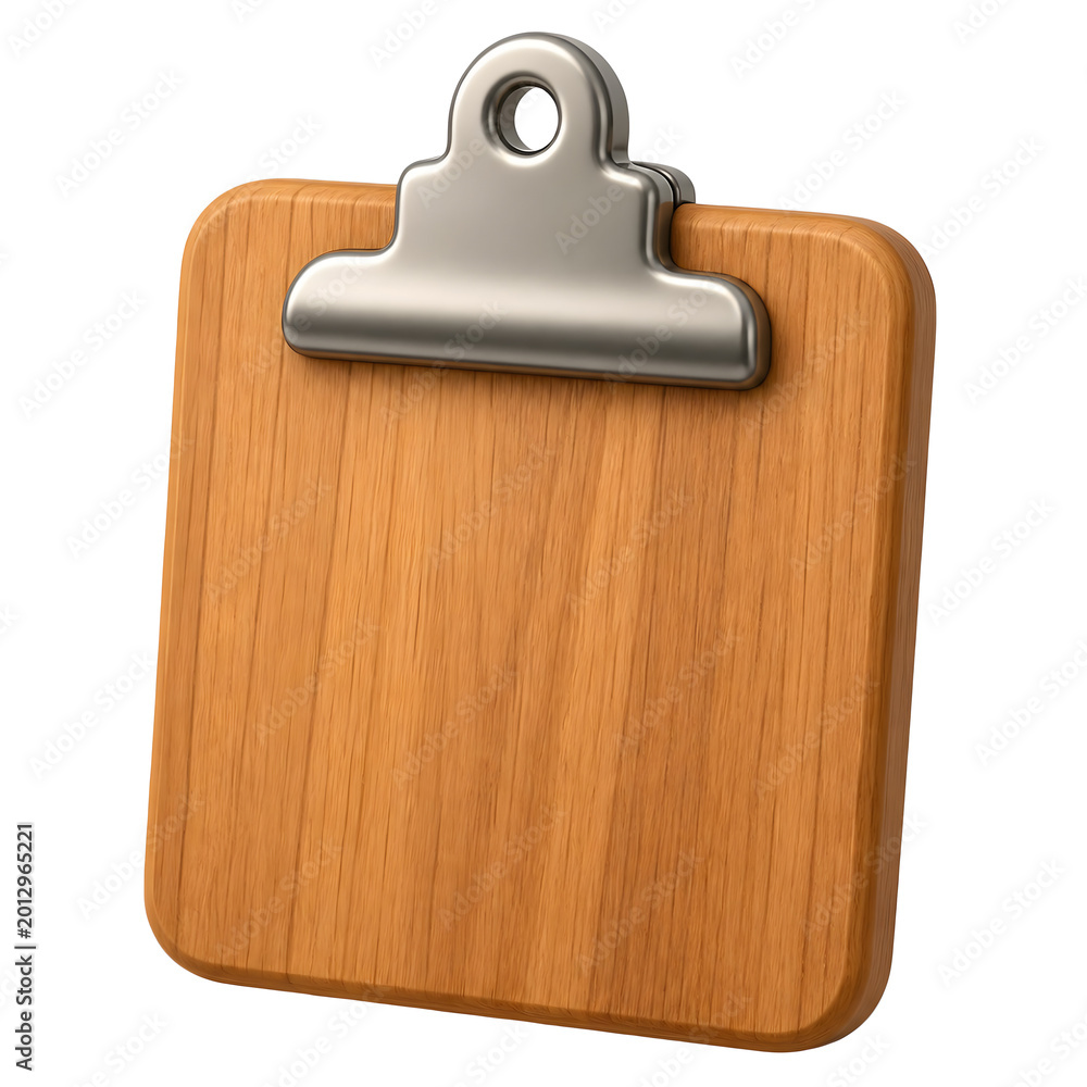 Fototapeta premium wooden case isolated on white