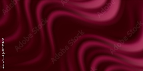 Tableau sur toile Luxury burgundy silk fabric with velvet texture and elegant flowing waves