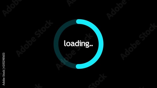 circle loading bar animation