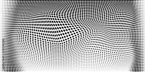 Background with monochrome dot texture. Polka dot pattern template. Background with black dots - stock vector dots basic background dots