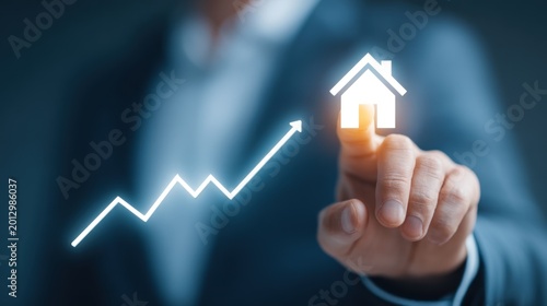 Real estate investment growth concept