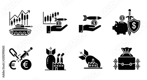 Photos Business finance and economy icons.