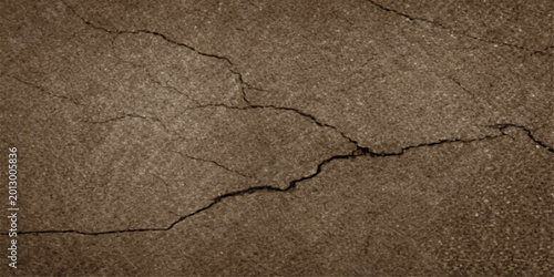 Konstfotografi Abstract pattern of dry cracked earth texture showing brown arid soil and clay i