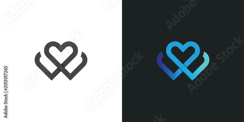 Photos Abstract Heart Logo Design.