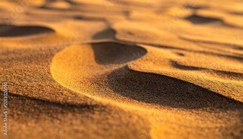 Shadows on sandy beach surface