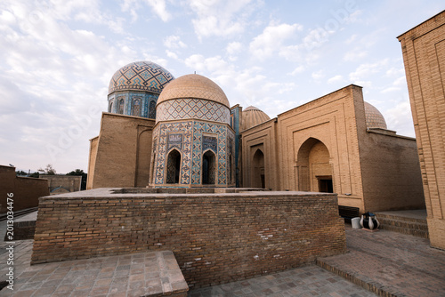 Εκτύπωση καμβά Shah-i-Zinda medieval Islamic architecture in Samarkand, Uzbekistan