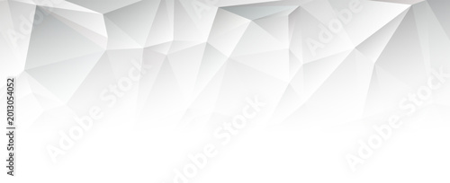 White and Grey Geometric Triangle Pattern Abstract Polygonal Background Vector