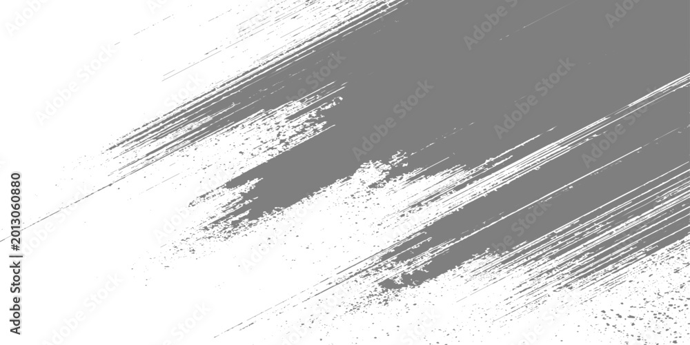 Obraz premium Abstract monochrome brush strokes, dynamic black paint diagonal splashes, rough ink texture, minimalist grunge style, high contrast, modern artistic background.