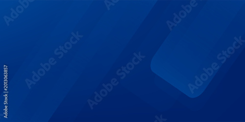 Obraz na plátně Abstract blue background with glowing geometric lines