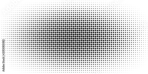 Fotografija Triangle halftone gradient texture