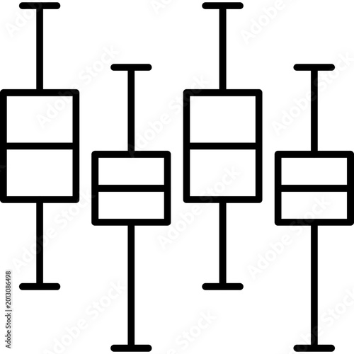 Box Plot Race Icon