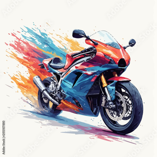 Motorcycle Painting Design Very Cool