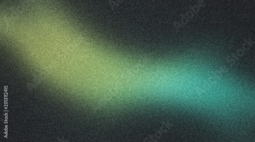Photos Abstract colorful gradient background with green and blue hues and grainy textur