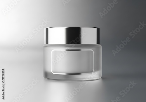 Minimalist white 3 d cube on gray gradient background, white cube 3d, gray background