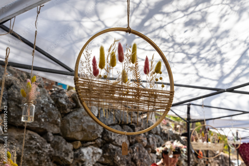 Ταπετσαρία Decorative handmade dream catcher for sale at annual Jerusalem Knights festival