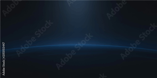 Vászonkép Abstract and dark blue gradient evokes depth, mystery, and space