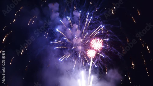 Spectacular Fireworks Display Lighting Up the Night Sky 1.