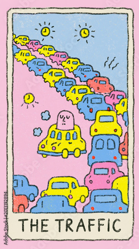 The Traffic Card Illustration Pack