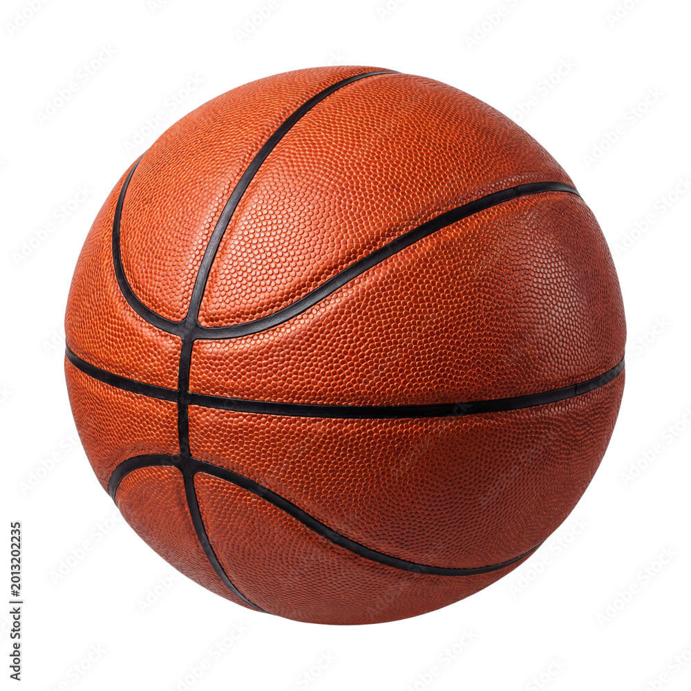 Fototapeta premium Basketball isolated on transparent background