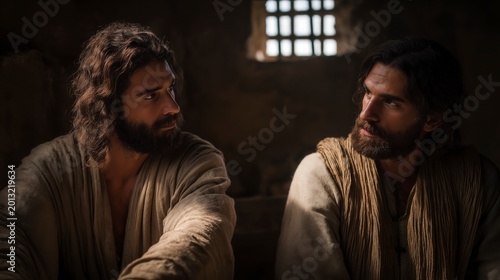 Paul and Silas worship in chains, showing how steadfast faith transforms suffering into purpose, fills darkness with praise, and reveals God’s power even within confinement
