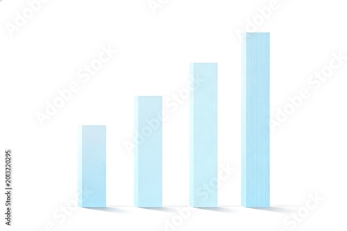 Blue Bar Chart on White Background Free Download Blue Bar Chart on White Background - GFXLoad