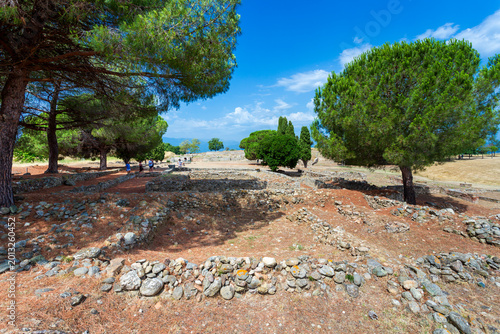 Foto The remains of the ancient Roman city, Aléria, Corsica, France
