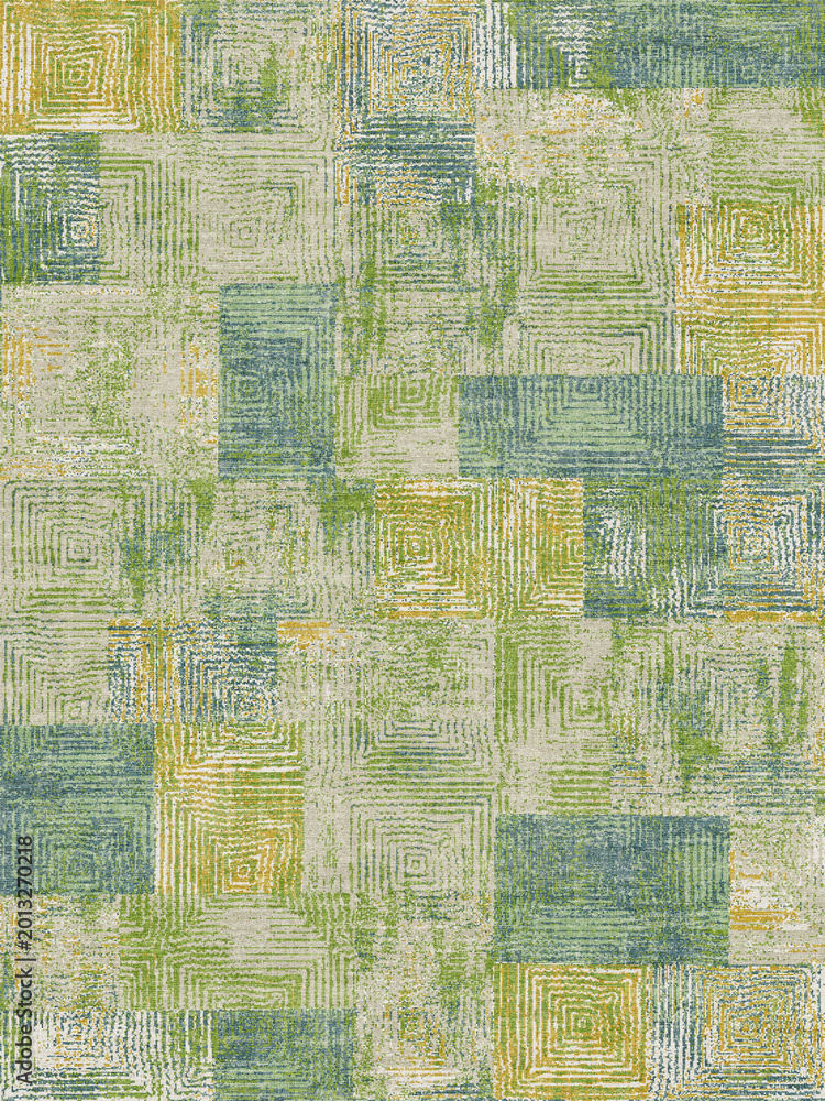 Fototapeta premium Digital textured modern rug, classic carpet , traditional rug ,textile flooring rug , covering floor , mat , runner ,carpet pattern , sublimatation design , direct printing
