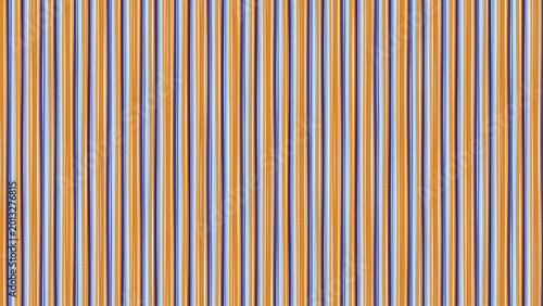 Seamless multicolor vertical stripe pattern with blue purple and orange lines, modern abstract texture background for wallpaper, textile and decorative surface design