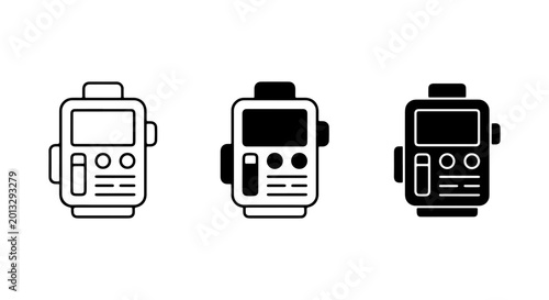 Fotografie Digital Counter Icons, Clicker Devices, Tally Counters, Counting Tools
