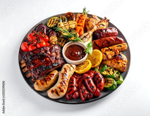 Colorful vegetable stir fry with tofu in a bowl vegetables