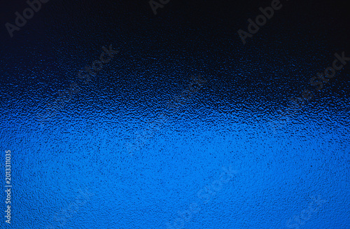 Photography Deep navy blue and black gradient glowing behind a translucent frosted glass