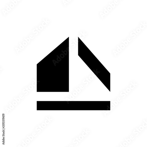 Free Download House and rooftop logo design symbol. Real estate logo. Design for house, property, real estate, architecture, structure and exterior. - GFXLoad
