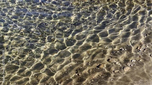 Pure Fresh Sea Water Surface with Rippling Waves
