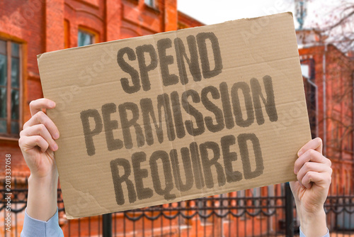 Foto "Spend Permission Required" Programmable currency lets states pre-approve purchases