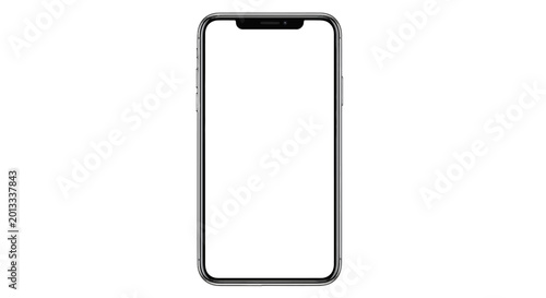Fotografie Smartphone device with blank screen.