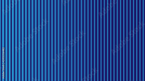 Quadro su tela A vibrant blue gradient background with vertical stripes of varying shades