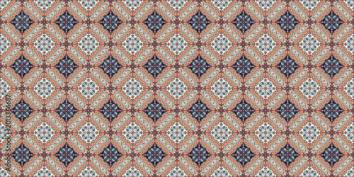 Traditional Heritage Geometric Wallpaper and Background pattern design