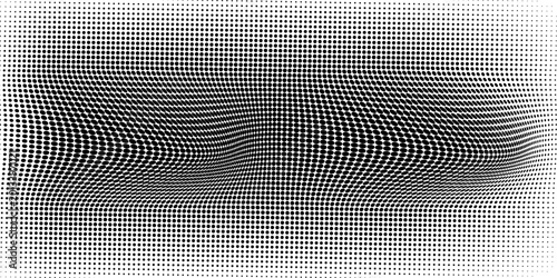 Foto Halftone faded gradient texture