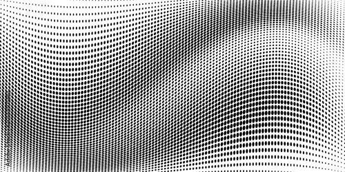 Schilderij op canvas Halftone faded gradient texture
